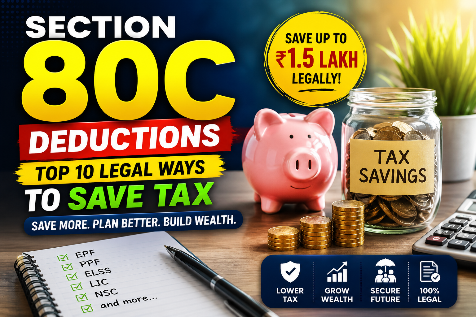 Section 80C Deductions Explained: 10 Legal Ways to Cut Your Tax Bill